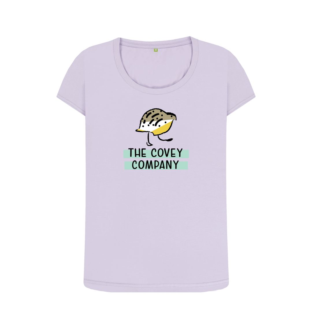 Violet The Covey Company Scoop Neck Tee